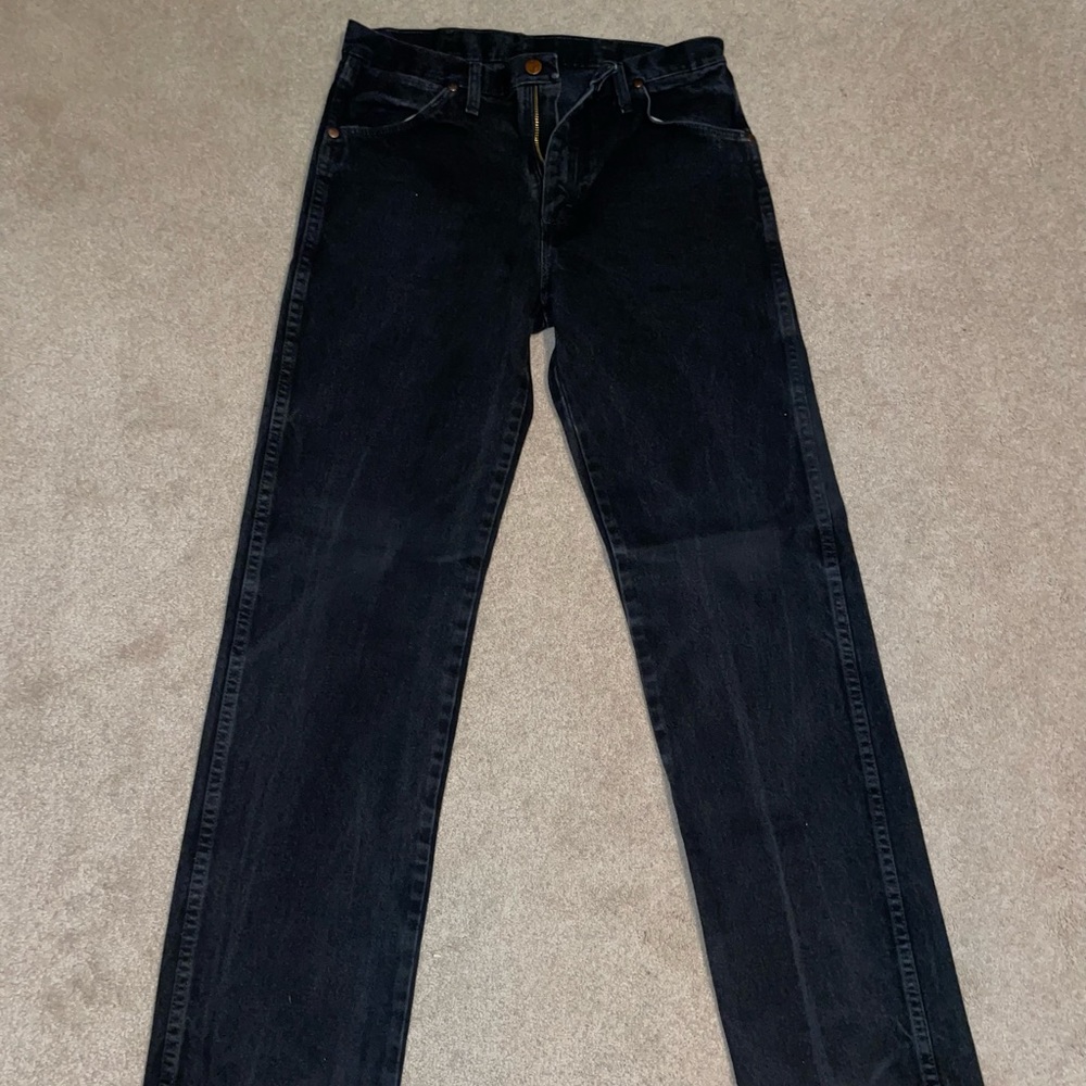 Wrangler Black Skinny Bootcut Jeans